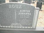 ROUX Alwina Johanna 1926-1984
