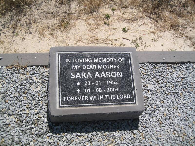 AARON Sara 1952-2003