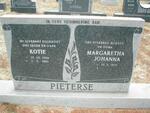 PIETERSE Kotie 1906-1985 & Margaretha Johanna 1910-