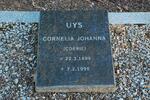 UYS Cornelia Johanna 1899-1998
