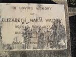 WATNEY Elizabeth Maria 1877-1945