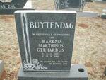 BUYTENDAG Barend Marthinus Gerhardus 1925-1986