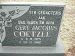 COETZEE Gert Jacobus 1925-1982