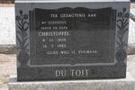 TOIT Christoffel, du 1909-1983