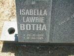BOTHA Isabella Lawrie  1894-1987