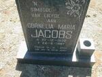JACOBS Cornelia Maria 1932 - 1987
