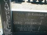 CAMPBELL Gert Johannes 1917 - 1987