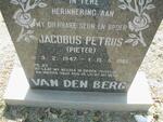 BERG Jacobus Petrus, van den 1947-1988