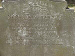 CUNNINGHAM Mary Jane Harold 1853-1875 :: CUNNINGHAM Infant son 1874-1874