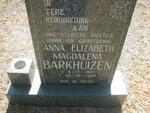 BARKHUIZEN Anna Elizabeth Magdalena 1907-1988