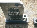 BOSMAN Sarah Johanna 1909 - 1992