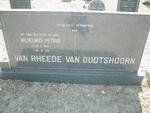 OUDSTHOORN Wilhelmus Petrus, van Rheede van 1925-1991
