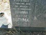 BOTHMA Johanna Aletta 1906-1990