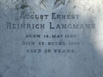 LANGMANN August Ernest Heinrich 1868-1898