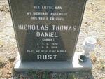 RUST Nicholas Thomas Daniel 1920-1989