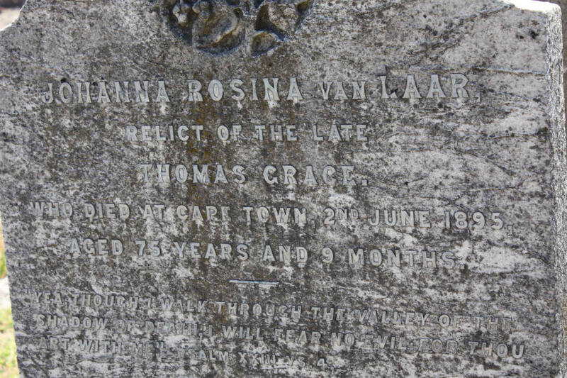 LAAR Johanna Rosina, van -1895