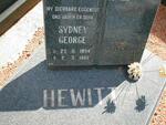 HEWITT Sydney George 1934-1992