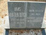 BERGH A.M.S., van den 1939-1991