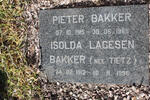 BAKKER Pieter 1915-1965 & Isolda Lagesen TIETZ 1912-1996