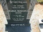 BOTHA Maria Susanna 1933-1989