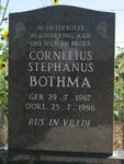BOTHMA Cornelius Stephanus 1967-1996