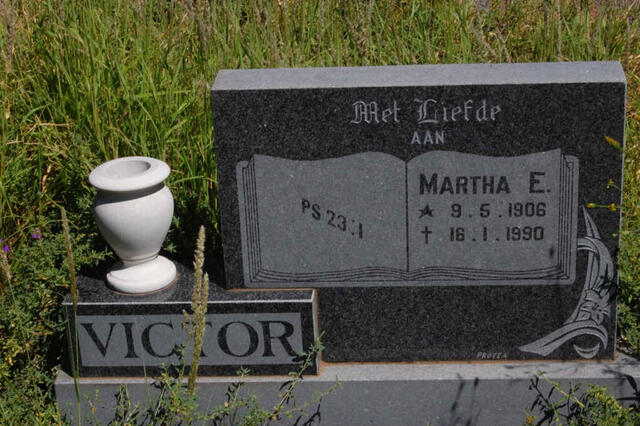 VICTOR Martha E. 1906-1990