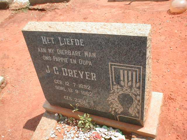 DREYER J.G. 1892-1962