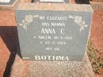 BOTHMA Anna C. nee ADLEM 1921-1968