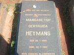 HEYMANS Margaretha Gertruida 1909-1982