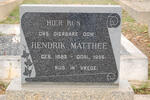 MATTHEE Hendrik 1883-1956