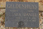 GELDENHUYS Daniel 1880-1965 & Susara 1892-1973