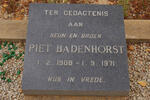 BADENHORST Piet 1908-1971