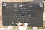 GELDENHUYS Hendrik J.M. 1911-1994 & Sannie M. 1919-1974