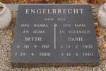 ENGELBRECHT Danie 1908-1980 & Bettie 1912-2000