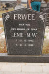 ERWEE M.W. 1902-1989