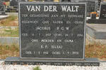 WALT Jacobus P.G.W., van der 1907-1986 & E.P. 1912-1998