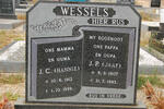 WESSELS J.P. 1907-1985 & J.C. 1912-1999