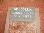 BRESSLER Daniel Henry De Villiers 1896-1973