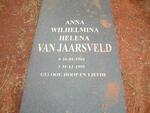 JAARSVELD Anna Wilhelmina Helena, van 1904-1995