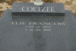 COETZEE Elie Francois 1933-1997