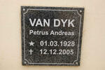 DYK Petrus Andreas, van 1928-2005