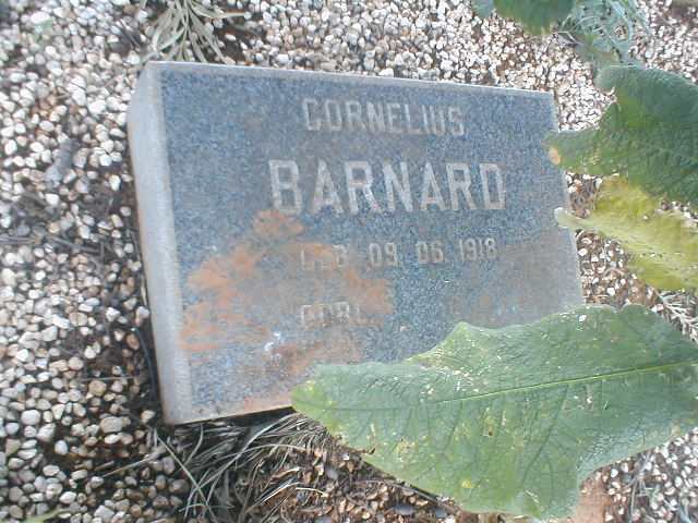 BARNARD Cornelius 1918-