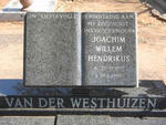 WESTHUIZEN Joachim Willem Hendrikus, van der 1917-1990