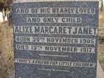 MAIN Alixe Margaret Janet 1905-1917