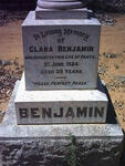 BENJAMIN Clara -1924