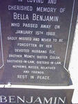 BENJAMIN Bella  -1968