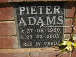ADAMS Pieter 1960-2003
