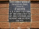 FUCHS Susanna Maria Magdalena 1915-1990