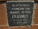 ERASMUS Marius Petrus 1929-1988