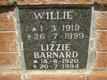 BARNARD Willie 1919-1999 & Lizzie 1920-1994